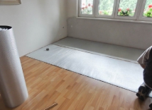 (Slovensky) Príprava podkladu (pôvodná zachovaná podlaha), izolácia