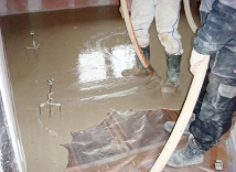 Potting surface with anhydride